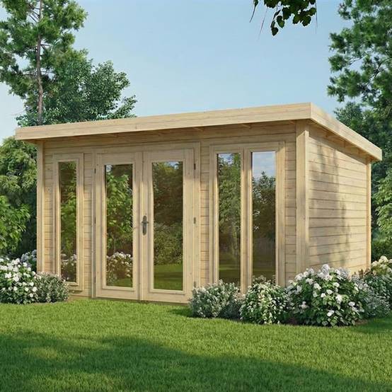 Altanka - Abri de jardin en bois Kira 4,04x3,09m - 12m2 - Ep. 34mm - 000008 - ALTANKA - Image 2