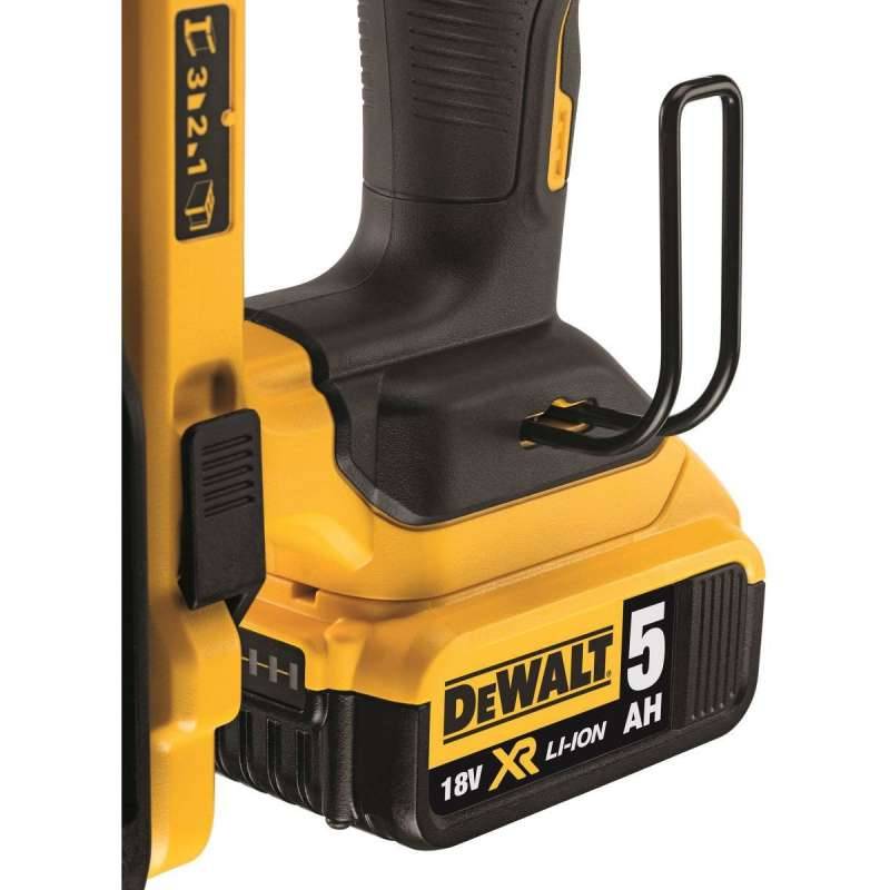 Cloueur de charpente 18V XR DEWALT avec 2 batterie 18V 5Ah - chargeur - T-STAK - DCN930P2-QW - Image 5
