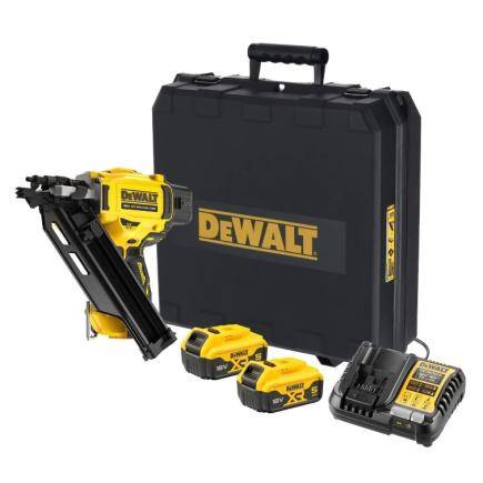 Cloueur de charpente 18V XR DEWALT avec 2 batterie 18V 5Ah - chargeur - T-STAK - DCN930P2-QW - Image 1