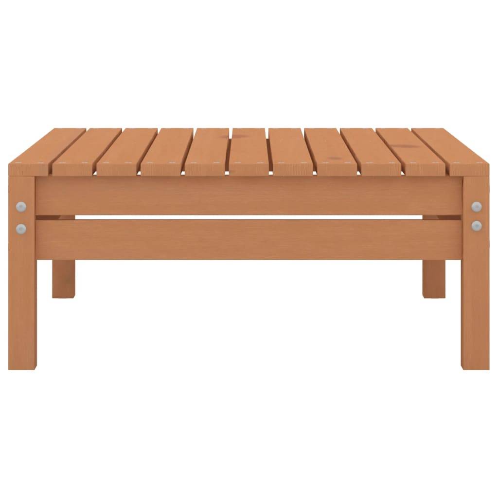 Helloshop26 - Salon de jardin meuble d'extérieur ensemble de mobilier 5 pièces marron miel bois de pin massif - Image 7