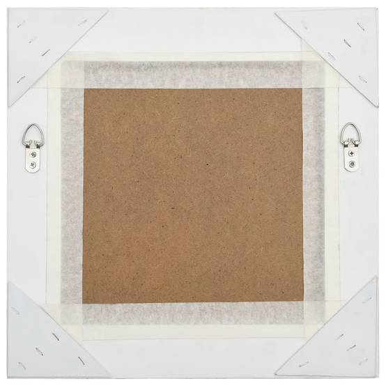 Miroir mural style baroque 40x40 cm Blanc Maison Chic - Image 4