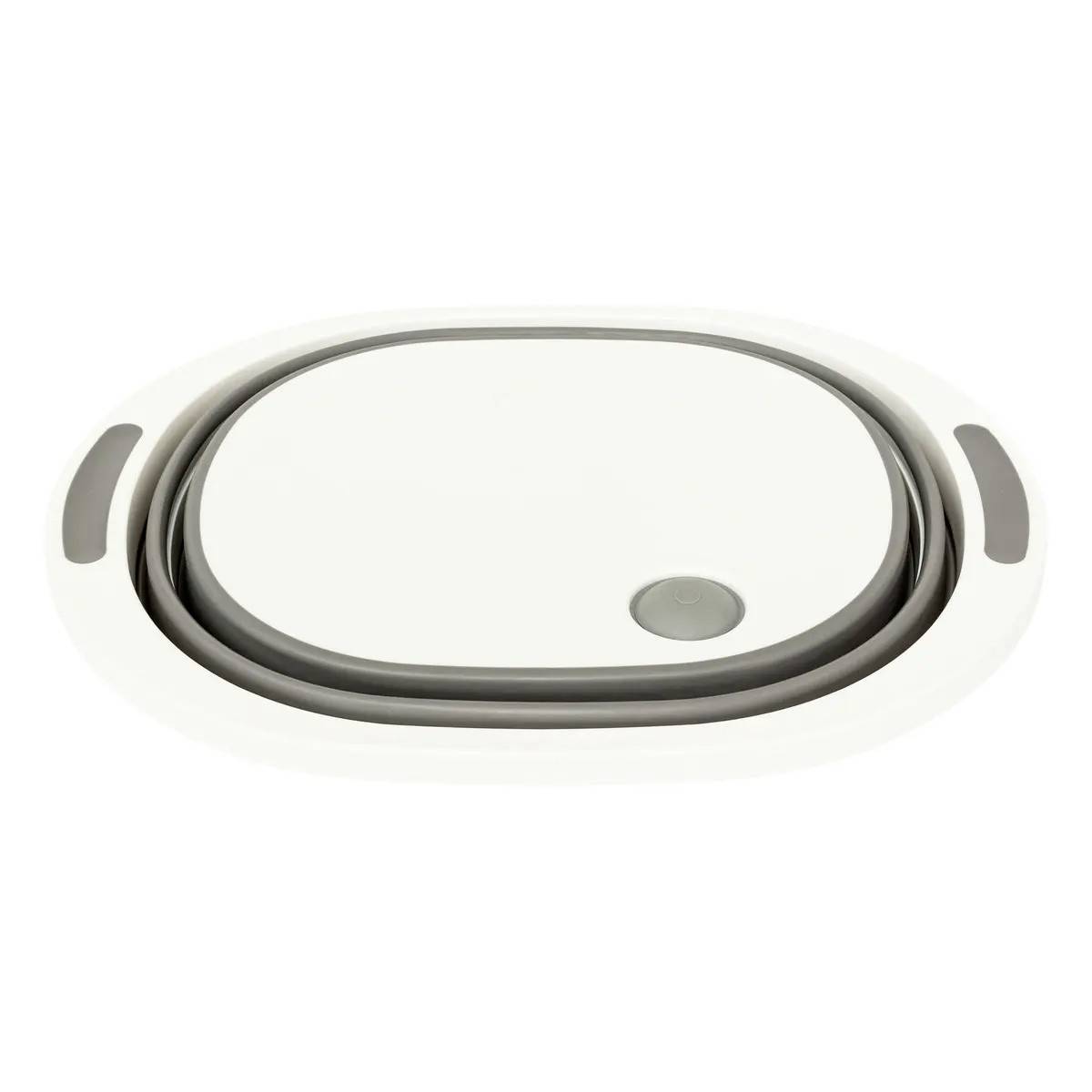 Bassine Avec Bouchon Vidange "Rétractable" 8L Blanc - Image 2