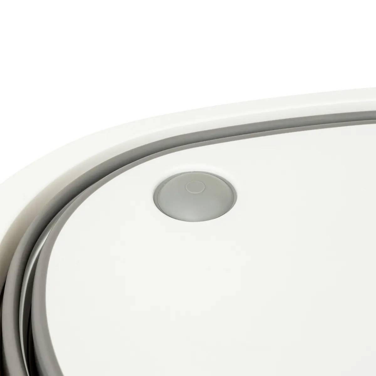 Bassine Avec Bouchon Vidange "Rétractable" 8L Blanc - Image 5