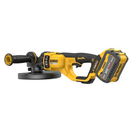 Meuleuse 230 mm XR FLEXVOLT 54V Brushless - DEWALT - 2 batteries 54V 3.0Ah - chargeur - coffret - DCG460X2-QW - Image 2