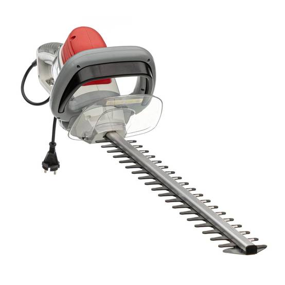Taille-haie électrique 600W Double lame 55 cm Poignée ergonomique pivotante Frein électrique IKRA - Image 1