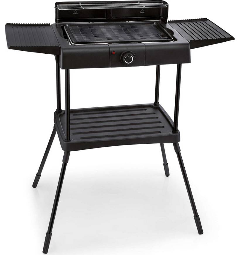 Kitchen Chef - Barbecue électrique sur pieds 2000w noir KSBBQ1703 Kitchen Chef - Image 1