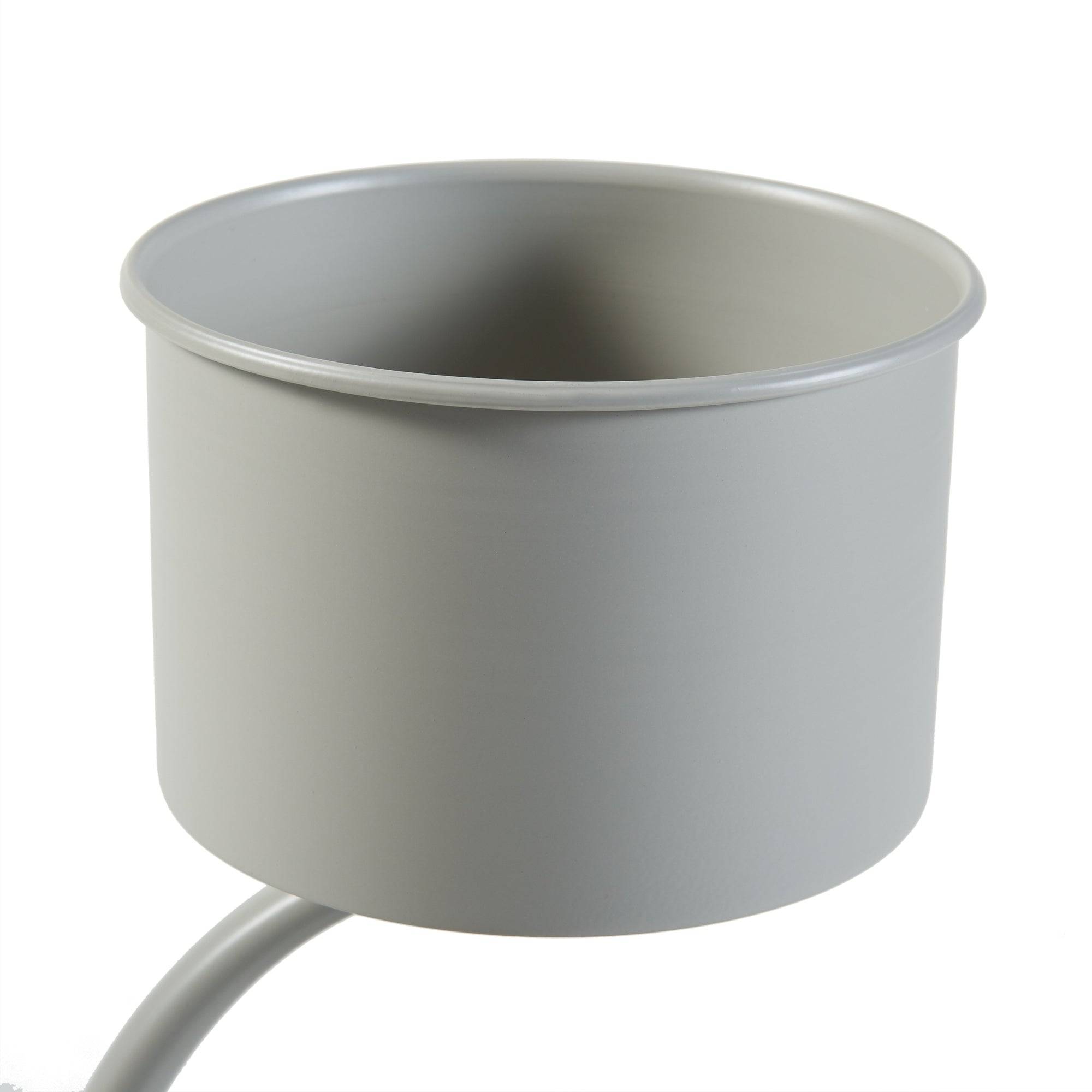 Porte-plantes style intemportel support 63 x 29 x 21 cm gris clair - Image 3