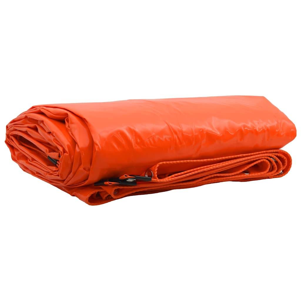 Maison Chic - Bâche de protection | Bâche 650g / m² Orange 2,5 x 3,5 m Toile avec revêtement en PVC Maison Chic - Image 2