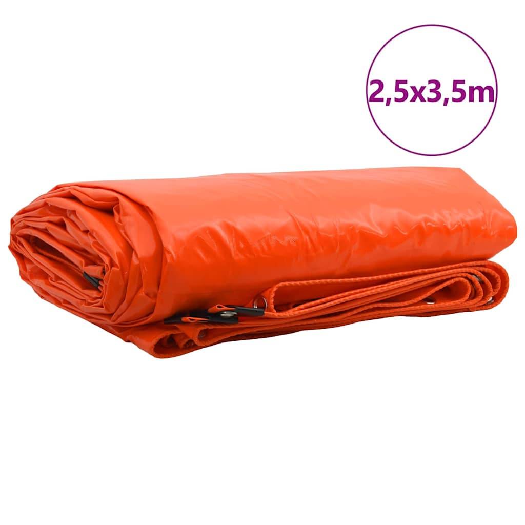 Maison Chic - Bâche de protection | Bâche 650g / m² Orange 2,5 x 3,5 m Toile avec revêtement en PVC Maison Chic - Image 1