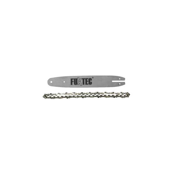 Embout élagueuse 7 cannelures débroussailleuse, outils multifonctions - FUXTEC - avec guide-chaîne et chaîne - Image 3