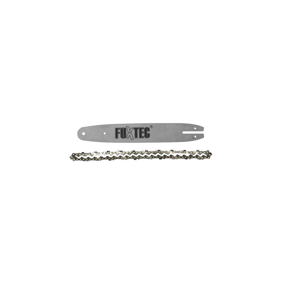Embout élagueuse 7 cannelures débroussailleuse, outils multifonctions - FUXTEC - avec guide-chaîne et chaîne - Image 3