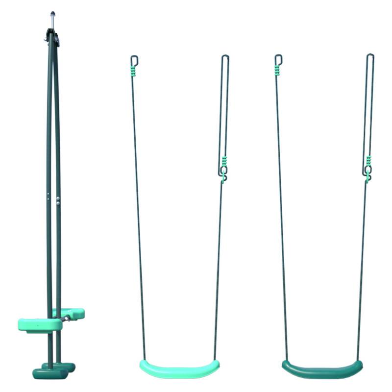 Soulet - Pack 3 accessoires 2 balançoires et 1 face à face pour portique H222 cm - Image 1