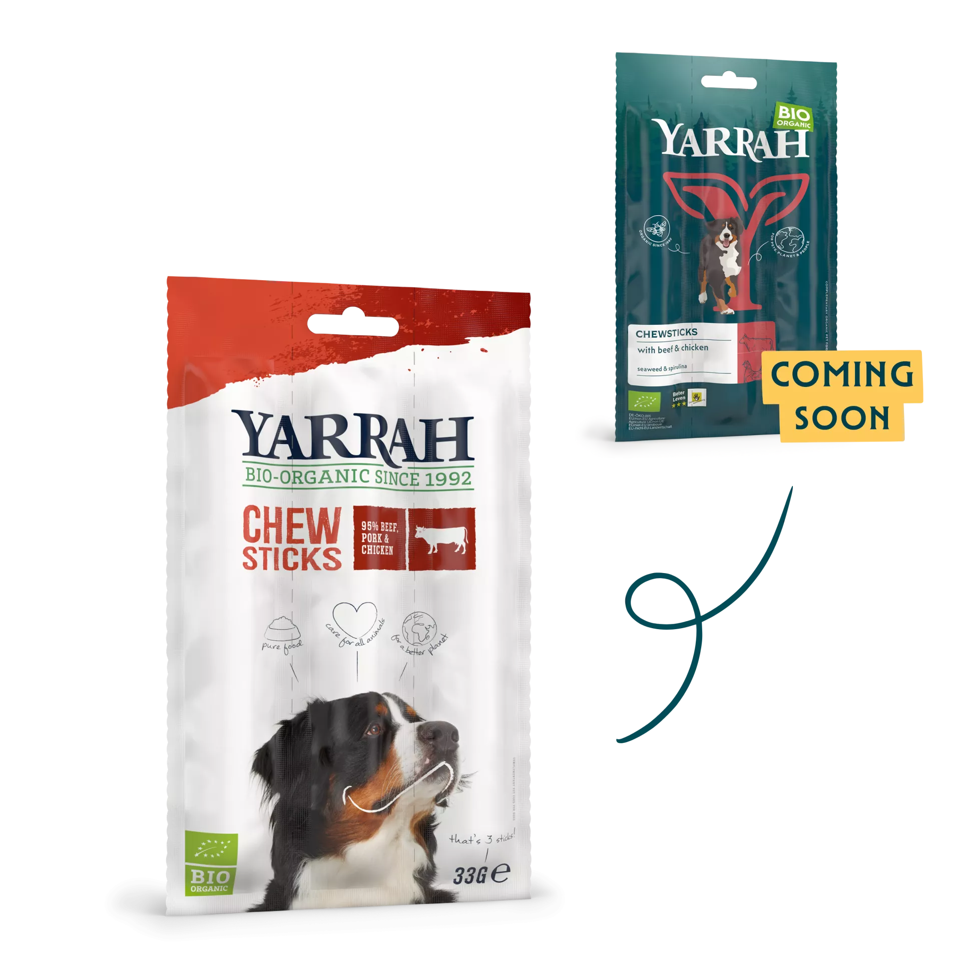 Yarrah - Bâtonnets à mâcher Bio au Boeuf pour Chien - Image 3