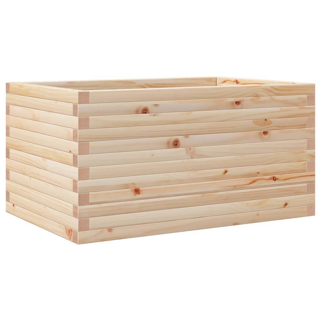 Maison Chic - Jardinière | Pot de fleurs | Cache-pot | Bac à fleurs 90x60x46 cm bois de pin massif - Image 6