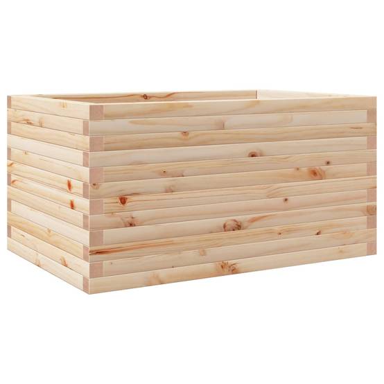 Maison Chic - Jardinière | Pot de fleurs | Cache-pot | Bac à fleurs 90x60x46 cm bois de pin massif - Image 1
