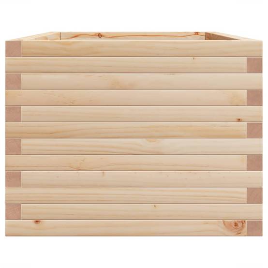 Maison Chic - Jardinière | Pot de fleurs | Cache-pot | Bac à fleurs 90x60x46 cm bois de pin massif - Image 5