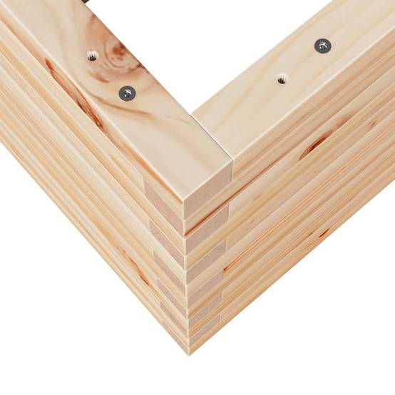 Maison Chic - Jardinière | Pot de fleurs | Cache-pot | Bac à fleurs 90x60x46 cm bois de pin massif - Image 7