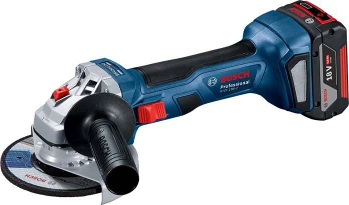 Bosch Professional - Combo kit 3 machines 18V (GSR 18V-55 + GBH 18V-22 + GWS 18V-7) + 2 batteries 4 Ah + chargeur + sac à outils - BOSCH - 0615A50035 - Image 3