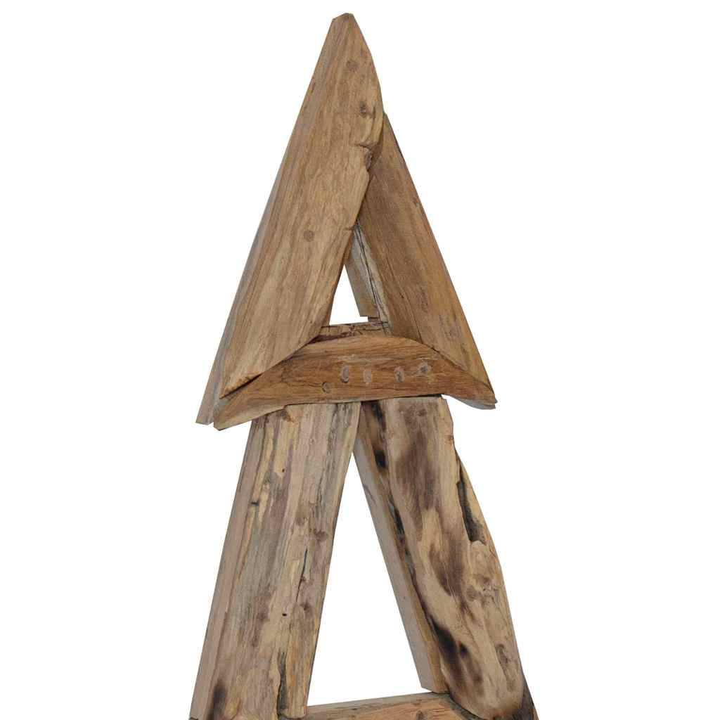 Maison Chic - Sapin de Noël | Arbre de Noël avec support Marron 120 cm Bois de teck solide Maison Chic - Image 7
