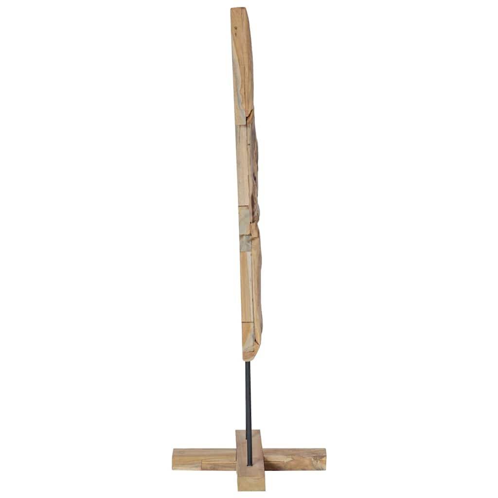Maison Chic - Sapin de Noël | Arbre de Noël avec support Marron 120 cm Bois de teck solide Maison Chic - Image 5