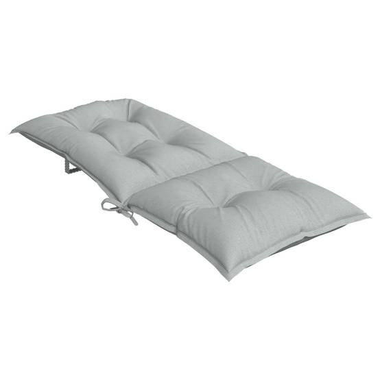 PANGIVO - Coussins de chaise à dossier haut polyester gris clair 120 x 50 x 7 cm - PANGIVO - Image 6