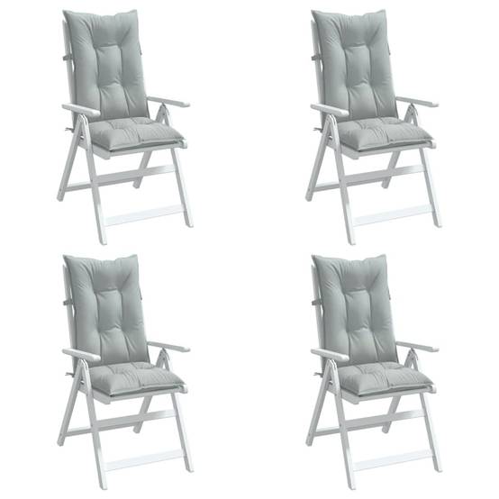 PANGIVO - Coussins de chaise à dossier haut polyester gris clair 120 x 50 x 7 cm - PANGIVO - Image 1