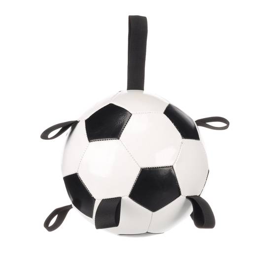 Jeu Ballon de football pour chien 19 cm Towa blanc - Image 1