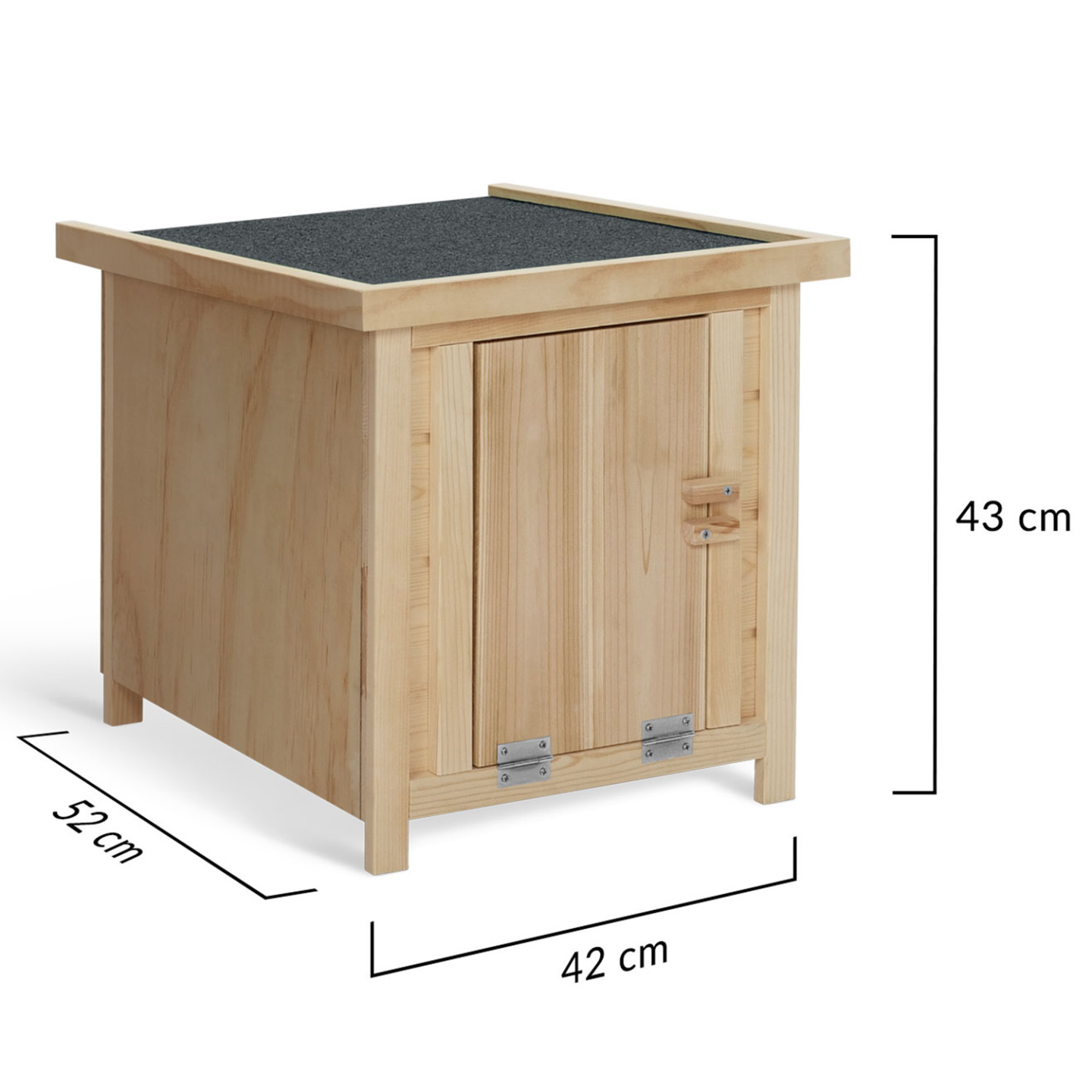 IDMARKET - Lot de 3 clapiers en bois pondoirs pour poules nichoirs avec fond - Image 5