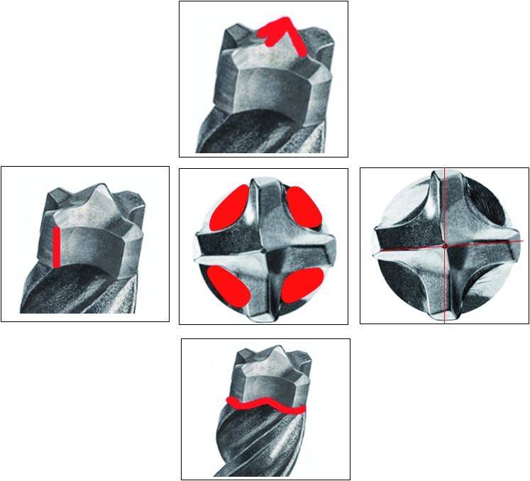 Bosch - Foret béton SDS Plus diamètre 12 x 215 mm longueur utile 150 mm - multitaillants 7X - BOSCH - 2608576150 - Image 3