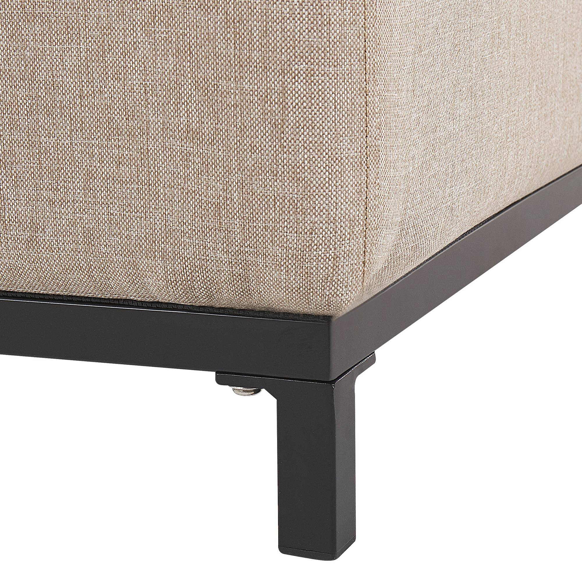 Beliani - Fauteuil Tissu Beige ROVIGO - Beliani - Image 8