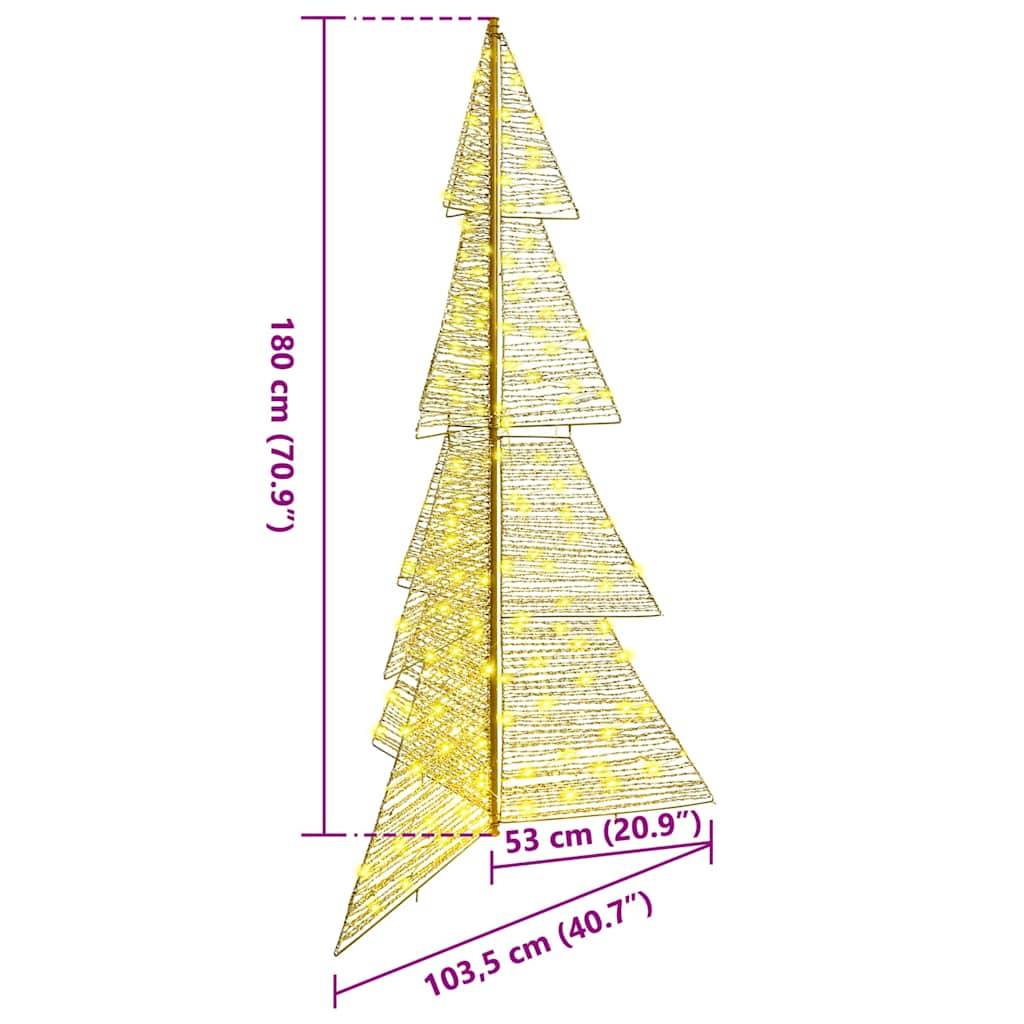 Vidaxl - Sapin de Noël avec 240 LED Blanc chaud 180 cm PET vidaXL 42019219 - Image 3