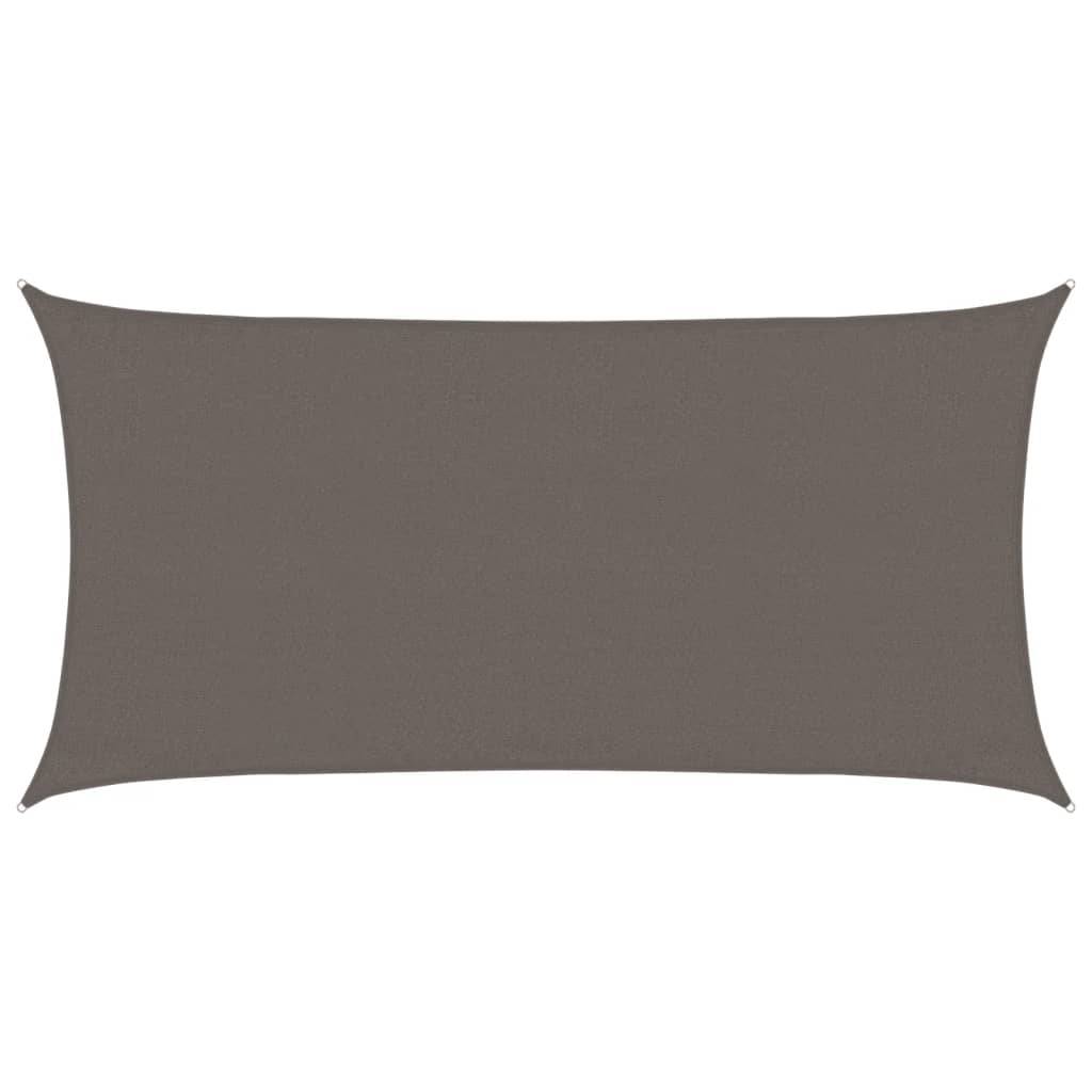 Maison Chic - Voile d'ombrage - Voile solaire 160 g/m² anthracite 3x6 m PEHD - Meuble Pro - Image 1