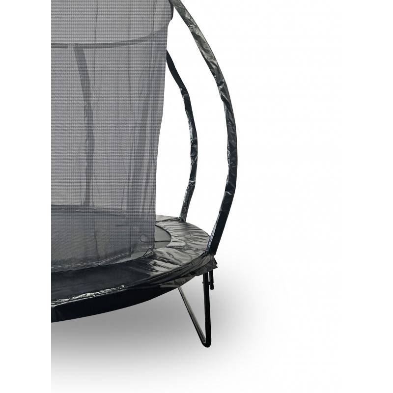 Trampoline 8Ft ø244cm noire avec Echelle, Protection et Filet de sécurité JUMP4FUN - Image 5