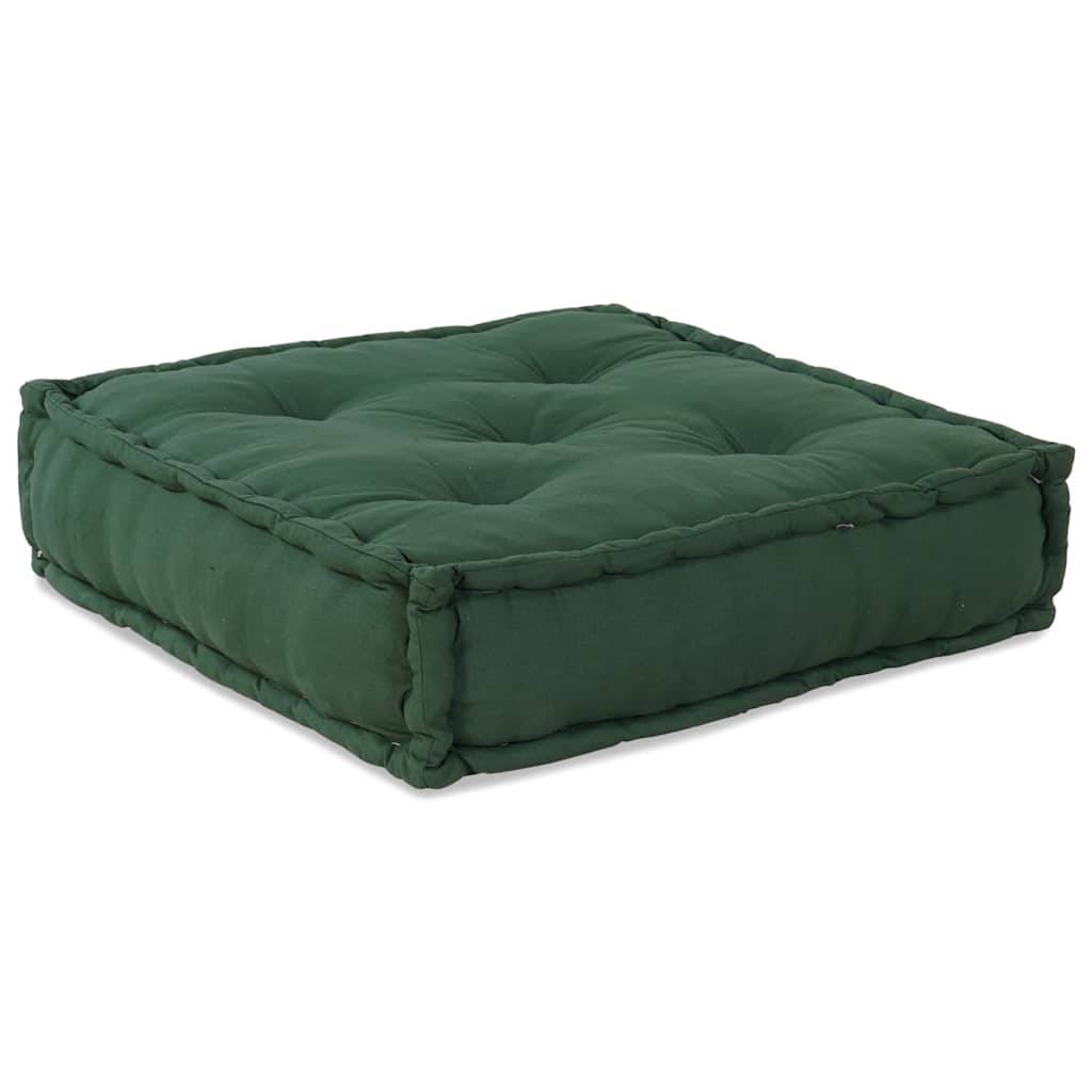 Canapé modulaire coton vert 70 x 70 x 54 cm - PANGIVO - Image 6