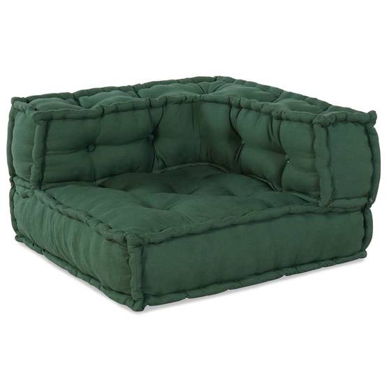 Canapé modulaire coton vert 70 x 70 x 54 cm - PANGIVO - Image 8