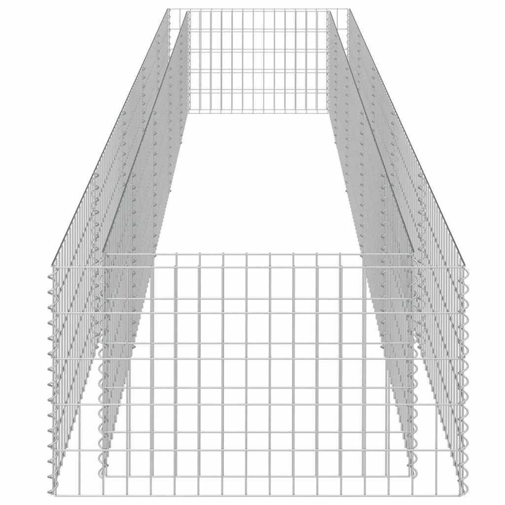 Vidaxl - Lit surélevé à gabion Acier galvanisé 450x90x50 cm vidaXL 143553 - Image 7