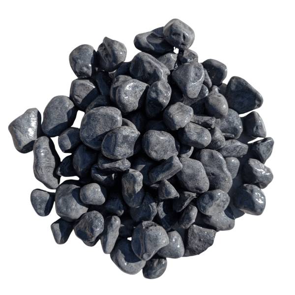 Galet marbre gris anthracite 25/40 mm – Sac +/- 25 kg - Image 1