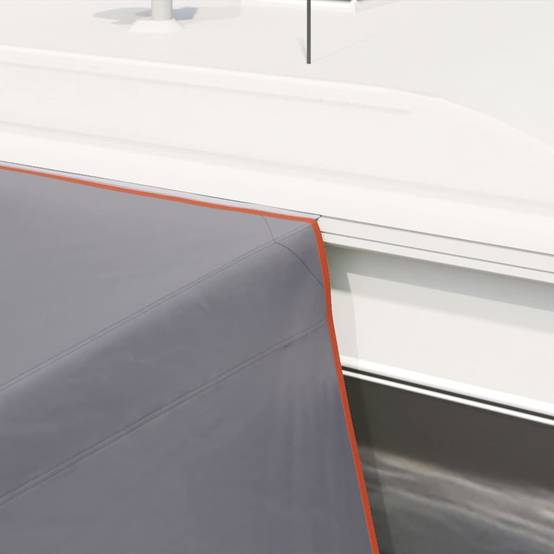 Tarp Multifonction Polyester avec Protection UV pour Abris de Plein Air Gris 302x240cm – ComfortXL Outdoor Living - Image 4