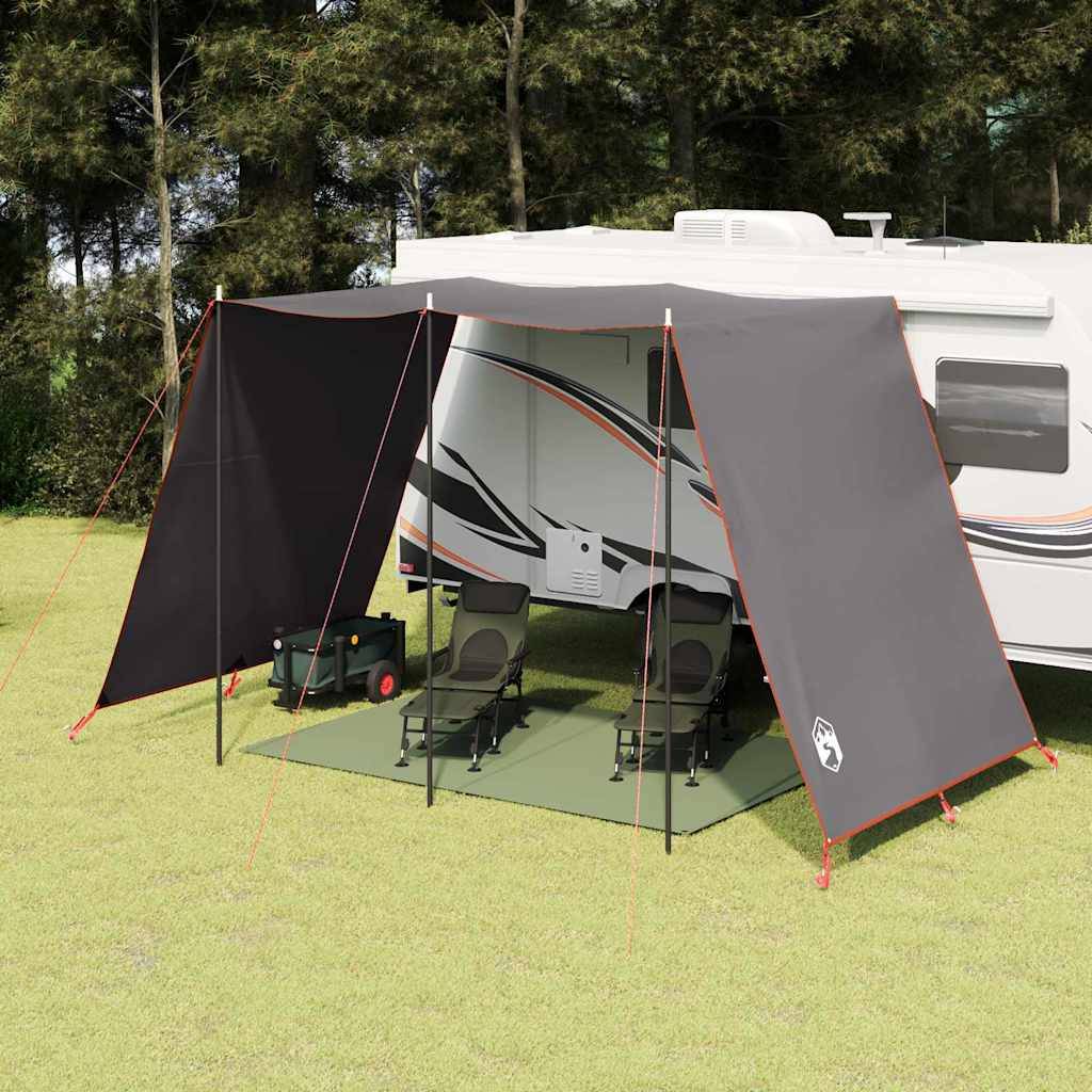 Tarp Multifonction Polyester avec Protection UV pour Abris de Plein Air Gris 302x240cm – ComfortXL Outdoor Living - Image 1