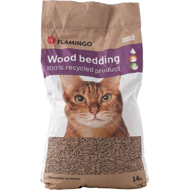 Flamingo - Litière de pellet : granulés de bois pour litière Sac 25 Litres