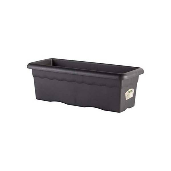 Plastiken Jardiniere Rectangulaire - 80 X 26 Cm - Anthracite - Image 2