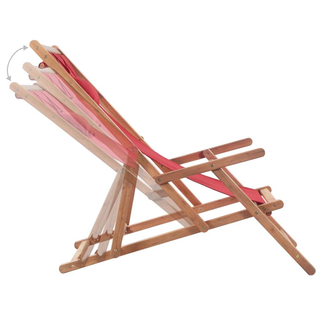Prolenta Premium - Chaises de jardin polyester rouge  - Prolenta premium p331.6 - Image 5
