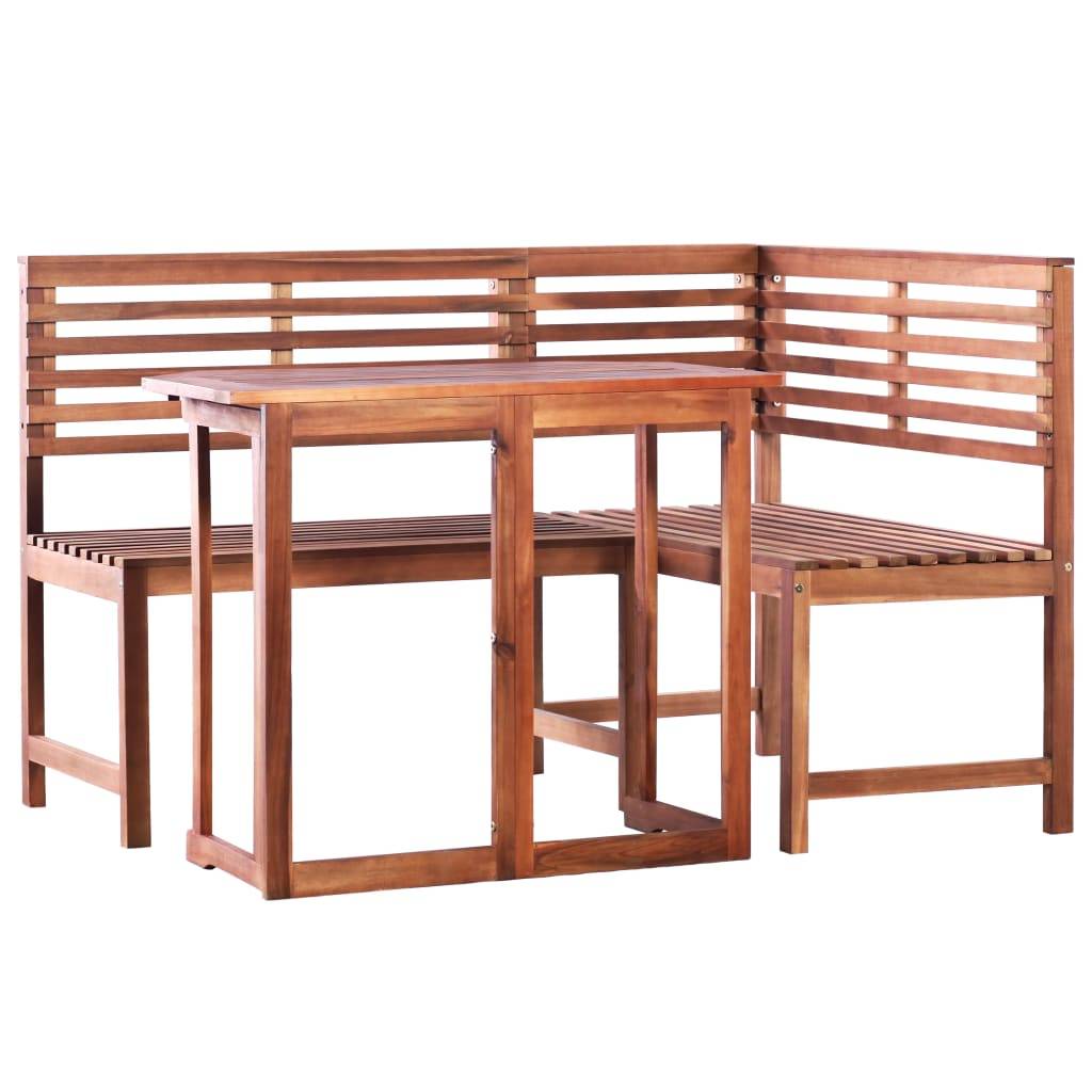 Vidaxl - Mobilier de bistro 2 pcs Bois d'acacia massif vidaXL 44038 - Image 1