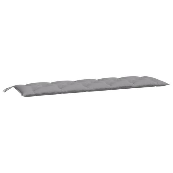 Coussin de banc de jardin gris 180x50x7 cm tissu oxford P120 - Image 1