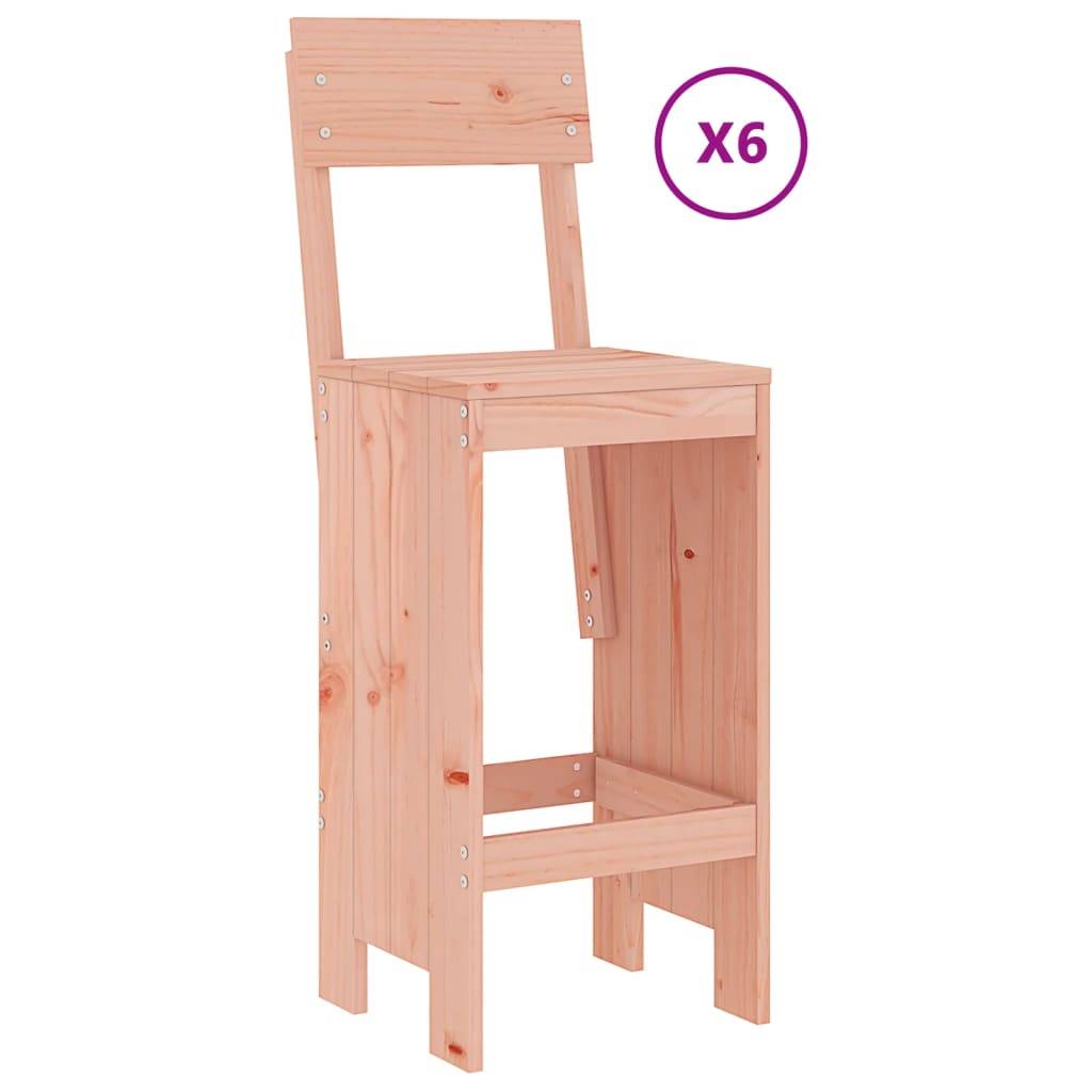 ComfortXL - Ensemble Mange-Debout de Jardin 6 Personnes, Table Haute et Tabourets Bar en Bois de Douglas Massif Brut – ComfortXL Outdoor Living - Image 3