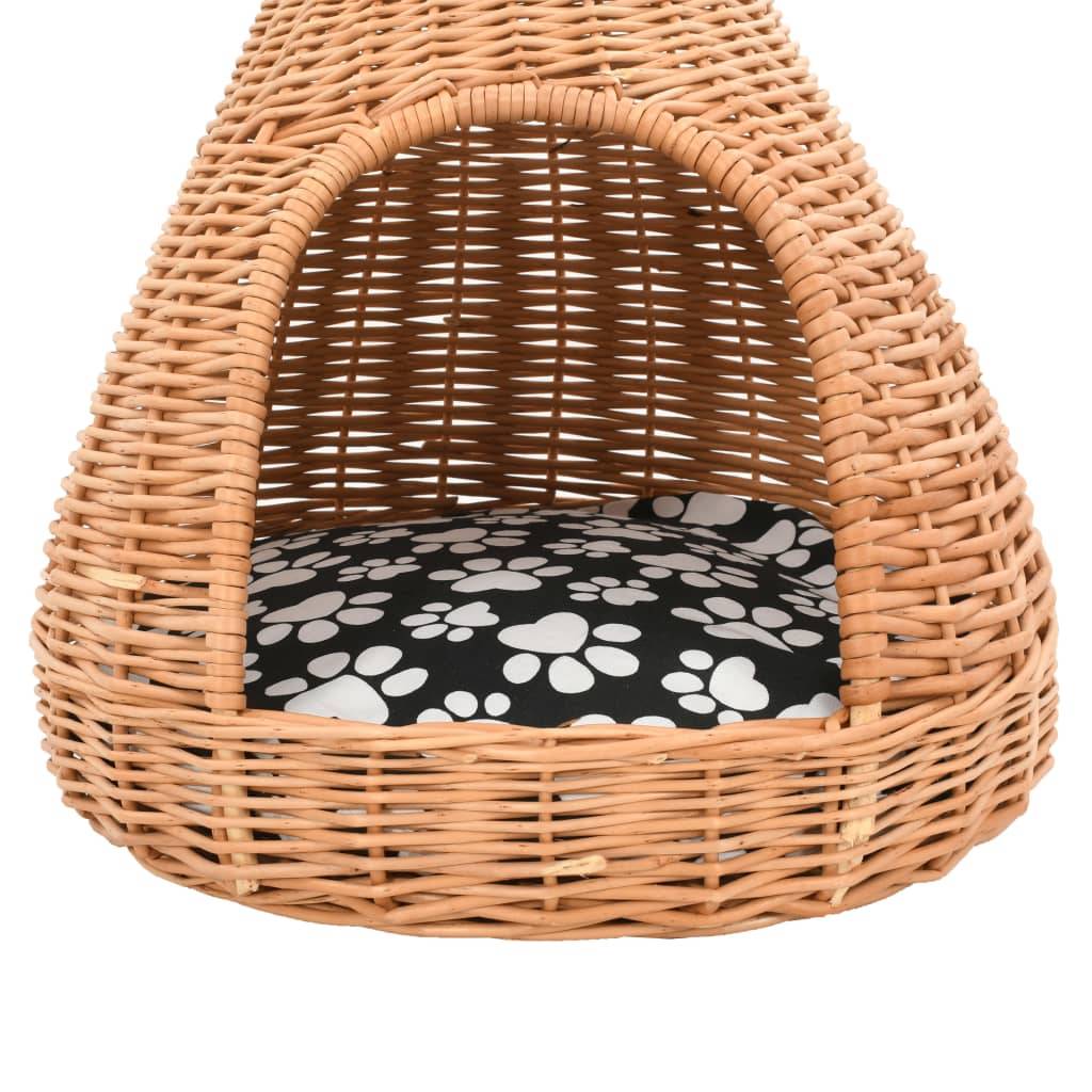 Vidaxl - Panier pour chats avec coussin 40x60 cm Saule naturel vidaXL 170777 - Image 8