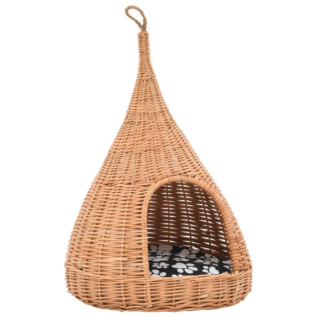 Vidaxl - Panier pour chats avec coussin 40x60 cm Saule naturel vidaXL 170777 - Image 2