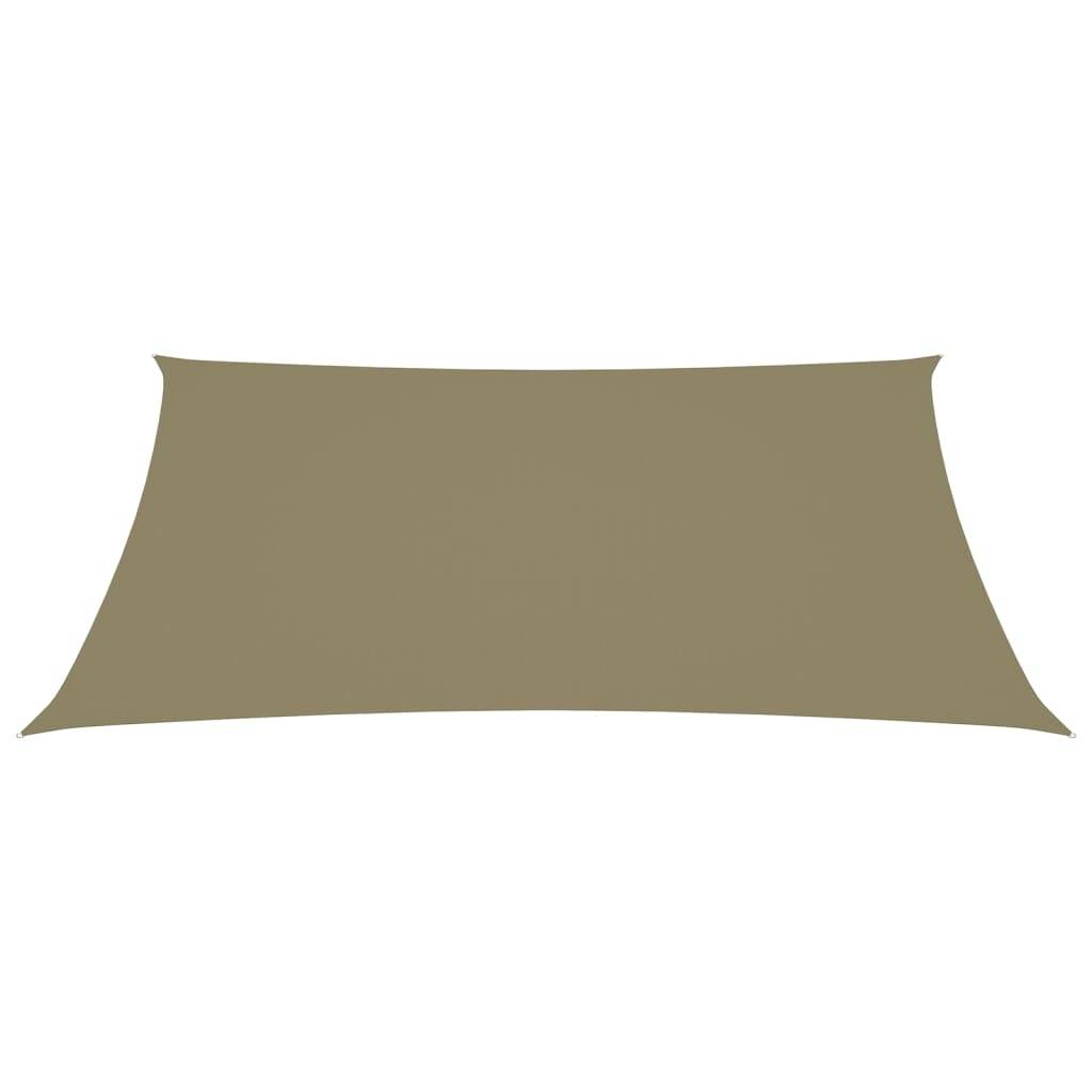 Helloshop26 - Voile toile d'ombrage parasol tissu oxford rectangulaire 5 x 7 m beige - Image 1