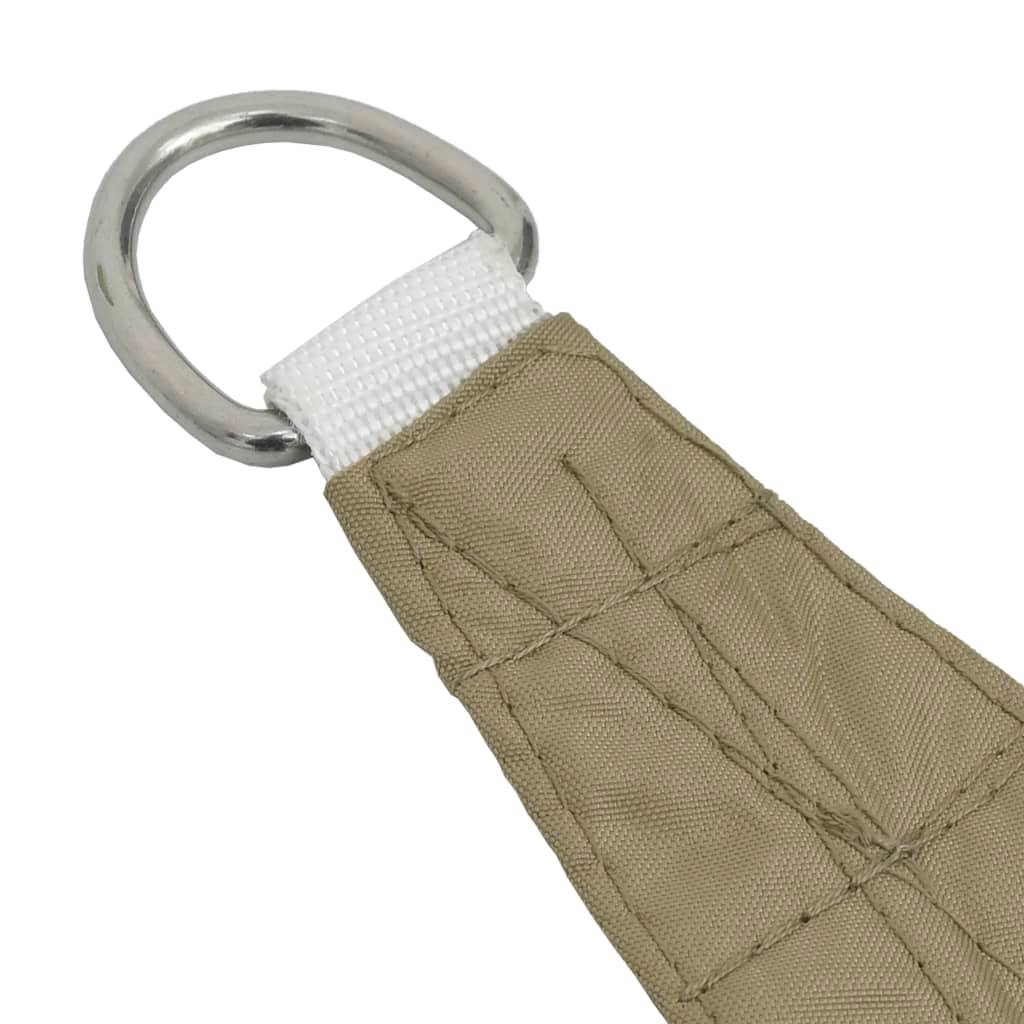Helloshop26 - Voile toile d'ombrage parasol tissu oxford rectangulaire 5 x 7 m beige - Image 4