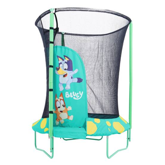 Trampoline rond D140 cm Bluey avec ouverture igloo JUNIOR bleu - Image 2